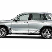 Bandes d'accent latérales pour portes latérales BMW G05, autocollant en vinyle
 3