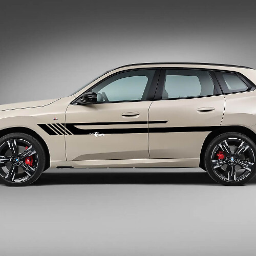 Portes latérales rayures BMW X3 G01 F25 vinyle autocollant autocollant
