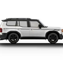 Toyota Land Cruiser Portes Rayures Autocollants Décalcomanies Graphiques En Vinyle Autocollants Kit
 2