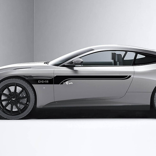 Autocollants latéraux en vinyle pour portes latérales Aston Martin DB11
