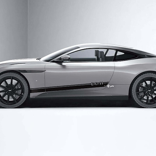 Autocollants Vinyle Bandes Portes Latérales 2 Pour Aston Martin DB11