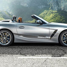 Bandes d'accentuation de porte latérale avec logo M BMW Z4 Autocollant en vinyle
 2