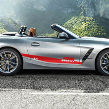 Bandes d'accentuation de porte latérale avec logo M BMW Z4 Autocollant en vinyle
 3