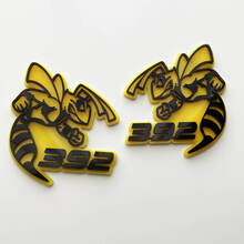 Hornet Bee 392 Badge 3D Jaune vs Noir Badges Fender Emblème
 4