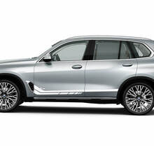 Kit d’autocollants à rayures latérales personnalisés pour graphiques en vinyle BMW X5 G05
 3