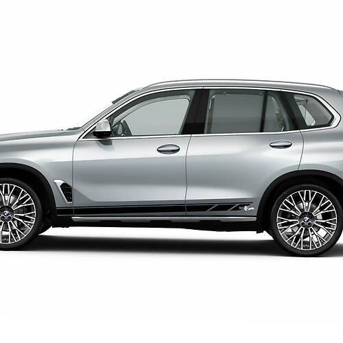 Kit d'autocollants à rayures latérales stroboscopiques pour BMW X5 G05 - Graphiques en vinyle personnalisés 2
