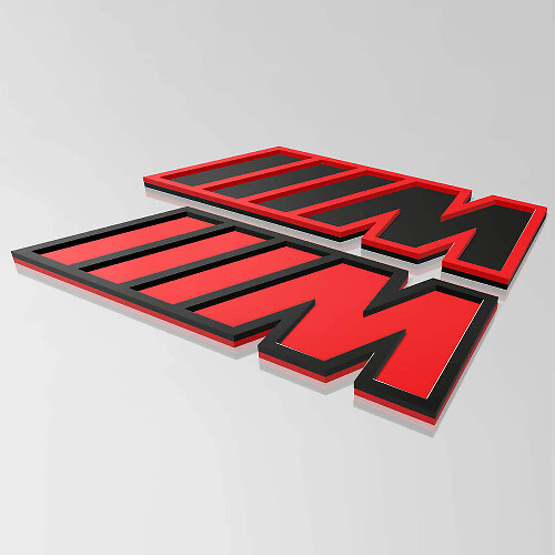 Badge d’aile 3D Style M pour modèles BMW