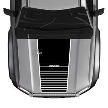 2024 Toyota Land Cruiser Prado Hood Strobe Décalcomanies graphiques en vinyle 2 couleurs
 2