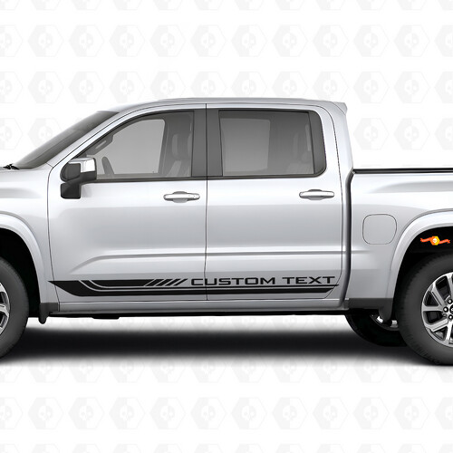 Bandes Vinyle Cadre de Porte & Bas de Caisse Personnalisées pour Chevrolet Silverado 1500 Nouvelle Génération 2027_1