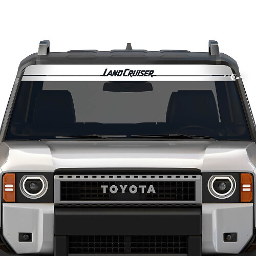 Lettrage de Marque Autocollant Vinyle Pare-brise pour Toyota Land Cruiser 2024