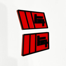 Badge TEQ 3D – Emblème de badges d’aile personnalisé pour Toyota
 4