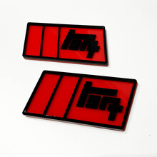 Badge TEQ 3D – Emblème de badges d’aile personnalisé pour Toyota
 5