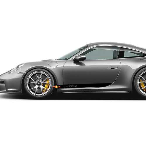 Autocollant de décalcomanie de logo latéral Porsche 911 GT3 - Graphiques en vinyle personnalisés 2
