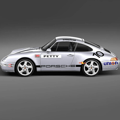1974 Porsche 911 Racing Sticker Decal Set - Graphiques vinyles classiques pour la restauration et la personnalisation 2
