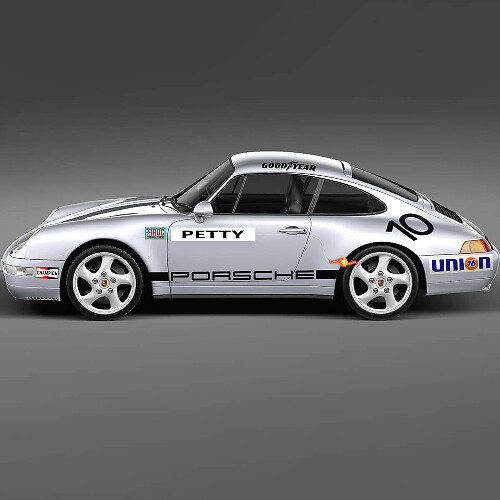 Kit d’autocollants en vinyle de style IROC pour Porsche 911