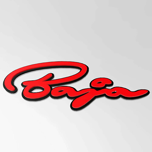 Badge 3D Shelby Baja Raptor - Emblem Fender personnalisé pour Ford Raptor
