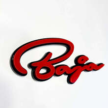 Insigne d'aile Baja Script 3D pour camion Musclecar_5