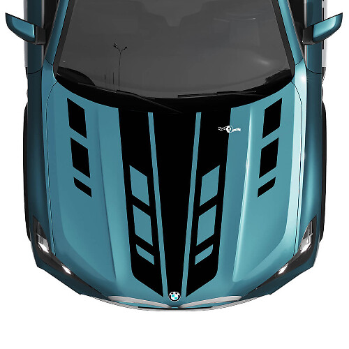 Capot BMW X5 G05 Bande d'Accent Personnalisée Autocollants Décoratifs 2
