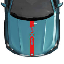 Capot central personnalisé avec bandes autocollantes pour BMW X5 G05
 2