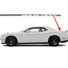 Kit d'autocollants vinyle fines bandes latérales personnalisées pour Dodge Challenger SXT 2015-2024_2