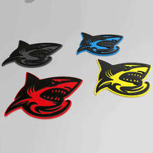 Shark Hellshark 3D Badge Insignes d'aile Emblème 2 2