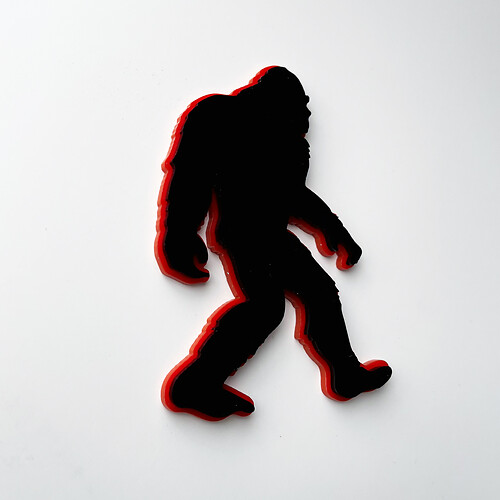 Badge 3D Yeti Sasquatch Bigfoot, emblème de garde-boue
