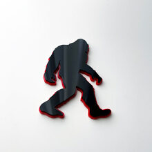 Badge d'aile 3D Bigfoot Sasquatch_3