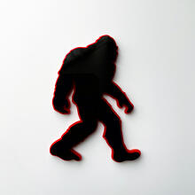 Badge d'aile 3D Bigfoot Sasquatch_4