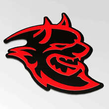 Badge d'aile Dodge Demon 3D Écussons Emblème 3 2