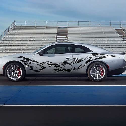 Autocollant de capot Monster Energy Drinks Logo couleur