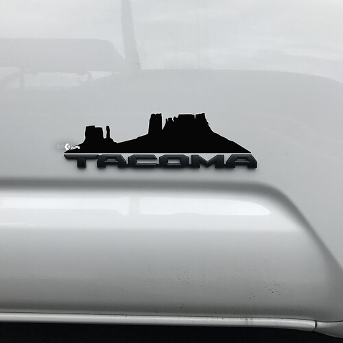 Autocollant autocollant Toyota Tacoma Mountains Arizona Canyon sur badge
 1