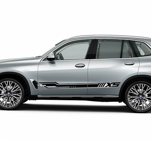 Kit d’autocollants à rayures latérales Dynamic Racing pour BMW X5 G05 - Graphiques en vinyle personnalisés
