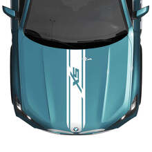 BMW X5 G05 Hood Custom Stripe Sticker Decal - Graphiques en vinyle pour un look élégant et sportif
 2