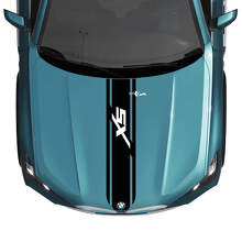 BMW X5 G05 Hood Custom Stripe Sticker Decal - Vinyle 2 couleurs
 2
