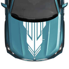 BMW X5 G05 Hood Custom Accent Stripe Decal Strobe - Autocollants graphiques en vinyle
 2