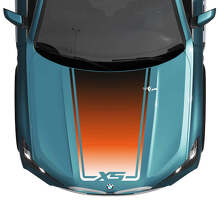 BMW X5 G05 Hood Wrap Accent Central Decal - Autocollants graphiques en vinyle
 2