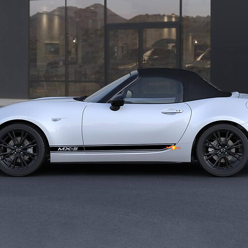 Autocollant de décalcomanie à bande latérale Mazda MX-5 Miata
