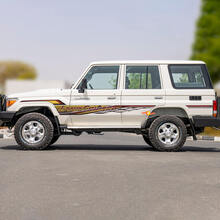 Kit d’autocollants à rayures classiques rétro pour Toyota Land Cruiser GRJ76 - Graphiques en vinyle personnalisés 2
 2