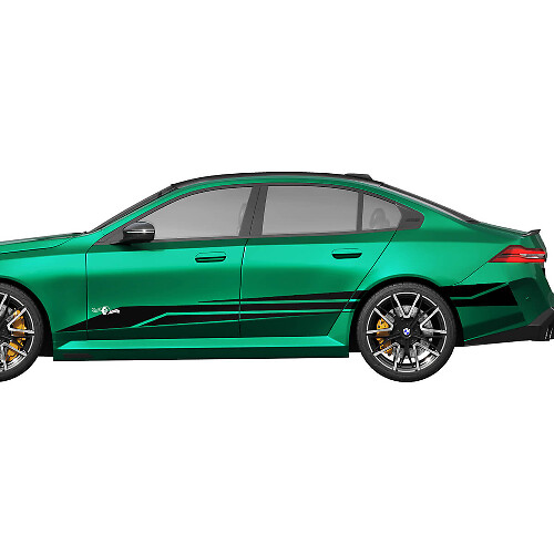 Kit de décalcomanies d'accent latéral pour BMW Série 5 G60 M5 G90 - Autocollants en vinyle SupDec Graphix
