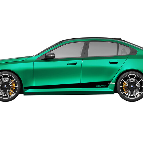 Kit de décalcomanies d’accent de panneau de bascule latéral pour BMW Série 5 G60 M5 G90 - Autocollants en vinyle SupDec Graphix
