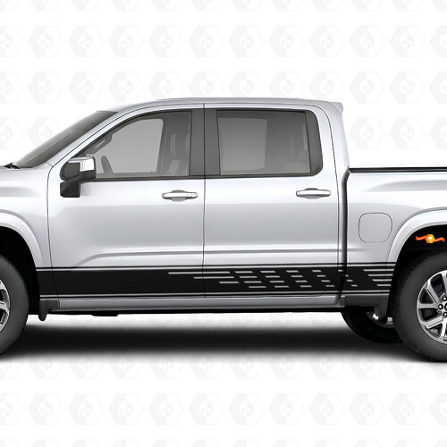 Bandes vinyles à créneaux décalés pour porte et panneau latéral pour Chevrolet Silverado 1500 Nouvelle Génération 2027_1