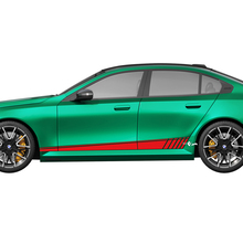 Kit de décalcomanies à rayures stroboscopiques latérales pour BMW Série 5 G60 M5 G90 - Autocollants en vinyle SupDec Graphix
 3