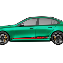 Kit de décalcomanies de course à rayures latérales pour BMW Série 5 G60 M5 G90 - Autocollants en vinyle SupDec Graphix
 2