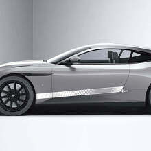 Autocollants bandes adhésives en vinyle perforé pour portes latérales pour Aston Martin DB11 2