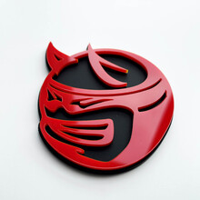 Badge 3D personnalisé Drag Bee Demon Dodge Charger Challenger logo Fender Badges Emblème
 2