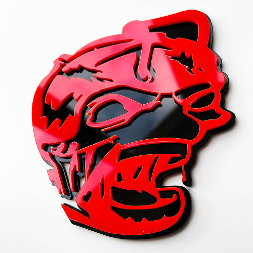 Badge Emblème Aile 3D Zombie Super Bee