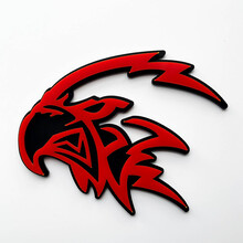 Badge Trackhawk Hellhawk 3D personnalisé - Emblème d’aile pour Jeep Trackhawk
 5