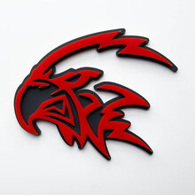 Badge Trackhawk Hellhawk 3D personnalisé - Emblème Fender pour Jeep Trackhawk 2
 4