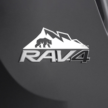 Autocollant de décalcomanie de bière de montagnes sur l’insigne arrière de Toyota Rav4
 3