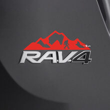 Autocollant vinyle badge arrière Bigfoot Mountain pour Toyota RAV4_2